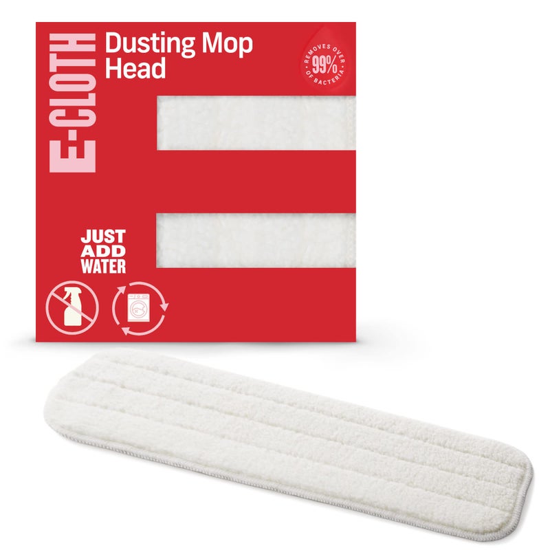 E-Cloth Deep Clean Mop Dusting Head, Reusable Microfiber Dusting Mop Heads Replacements for Dust Mops for Floor Cleaning, 100 Wash Guarantee, 1 Pack - Image 1